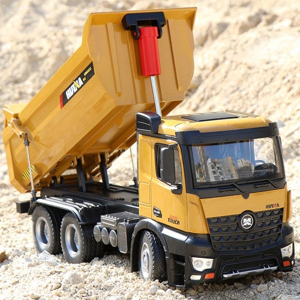 HUINA 1582 Full Metal Dump Truck Model Car 1:14 Remote Control RC (Hui Na) Carousel 2