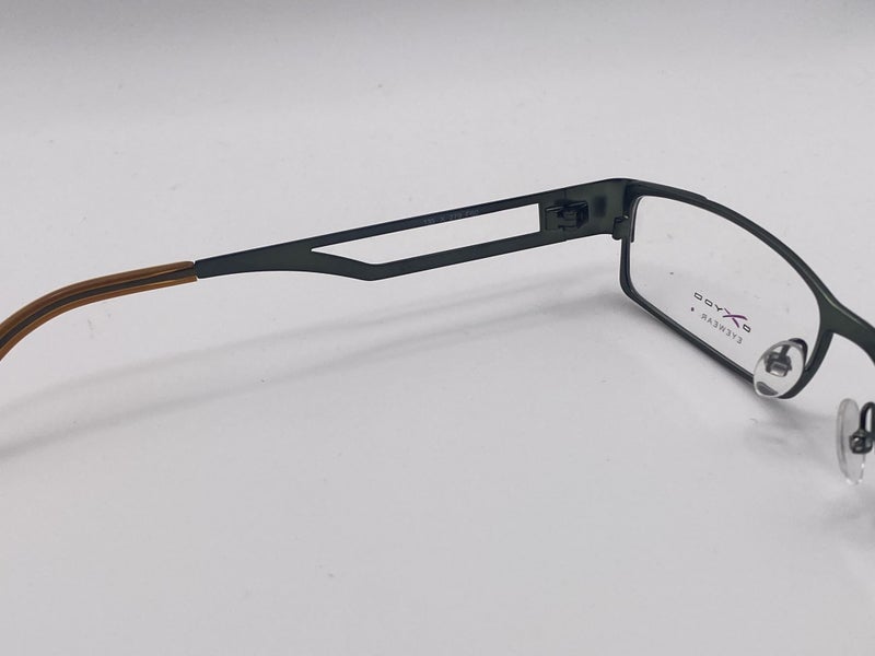 OXYDO Italy Designer Glasses Handmade Acetate Black & Emerald Green Carousel 2