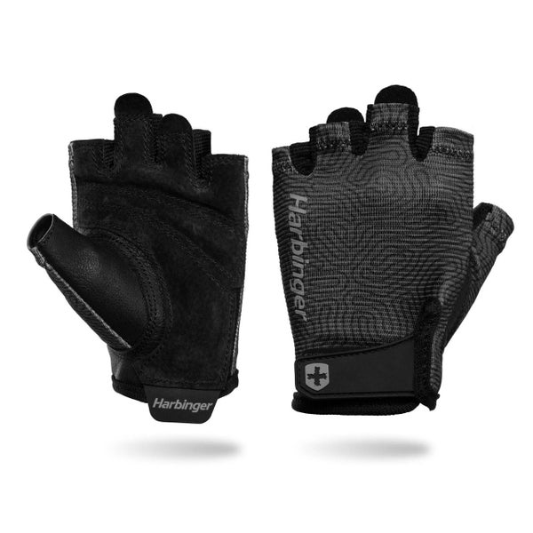Harbinger Womens Power 3.0 Fitness Gloves Carbon/Black Carousel 2