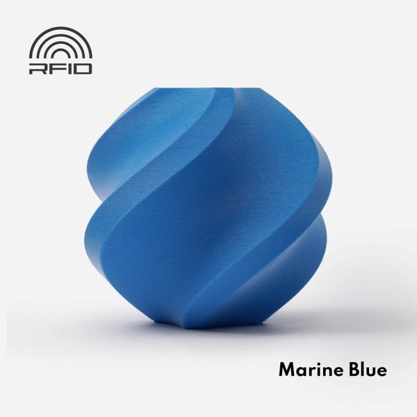 Bambu Lab Filament PLA Matte - Marine Blue - 1.75mm, 1kg (Refill - No Spool) Carousel 1