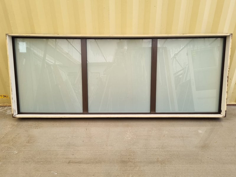 Aluminium Window Brown 2620 W x 1000 H [#4821 SF] Carousel 2