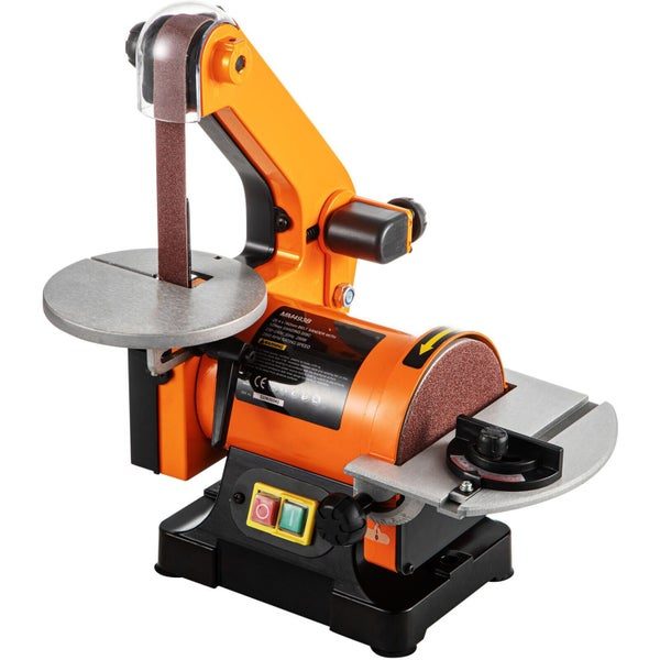 250W Belt Disc Sander Bench Mount Grinder 1"x30" Belt Sander Carousel 1