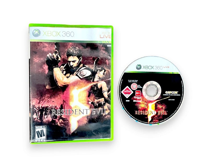 Resident Evil 5 (Xbox 360) CASE + DISC + COPIED COVER Carousel 2