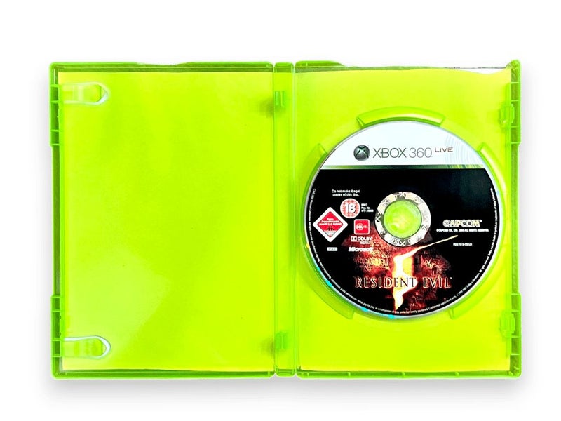 Resident Evil 5 (Xbox 360) CASE + DISC + COPIED COVER Carousel 4