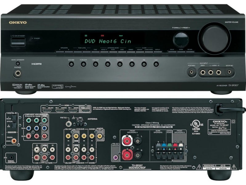 Onkyo AV receiver TX-SR307 Carousel 1