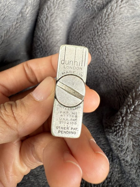 RARE 1940 WWII Dunhill Service Lighter- Fully Functional & Personalized Carousel 3