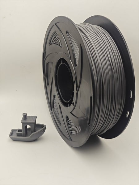 PLA Basic 3D Printer Filament 1kg 1.75mm - Dark Gray Carousel 1