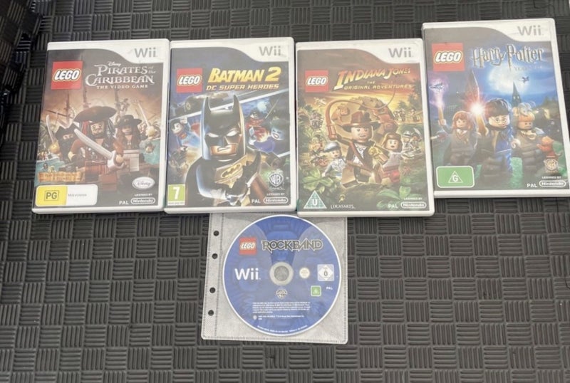 5 pack Lego Wii games Carousel 1