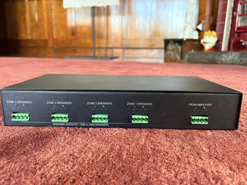 4 Zone Impedance Matching Speaker Control with Volume Carousel 2