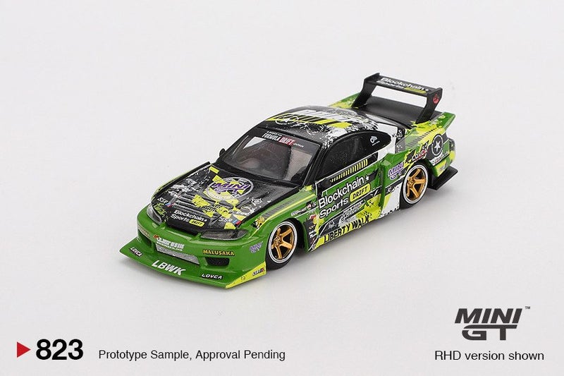 Mini GT Nissan LB-Super Silhouette S15 SILVIA #555 V2 2024 Formula Drift Japan Carousel 2