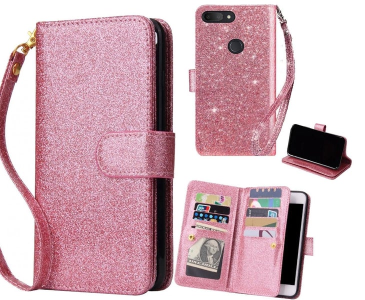 Alcatel 1S Case Glaring Multifunction Wallet Leather Case Carousel 1