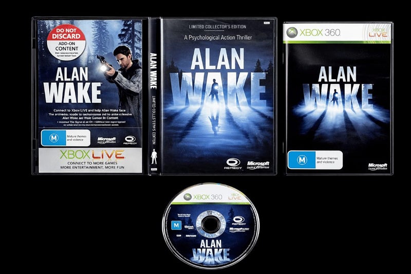 Alan Wake (Xbox 360 LIMITED "BLACK" COLLECTOR'S EDITION) *EXCELLENT & COMPLETE* Carousel 1