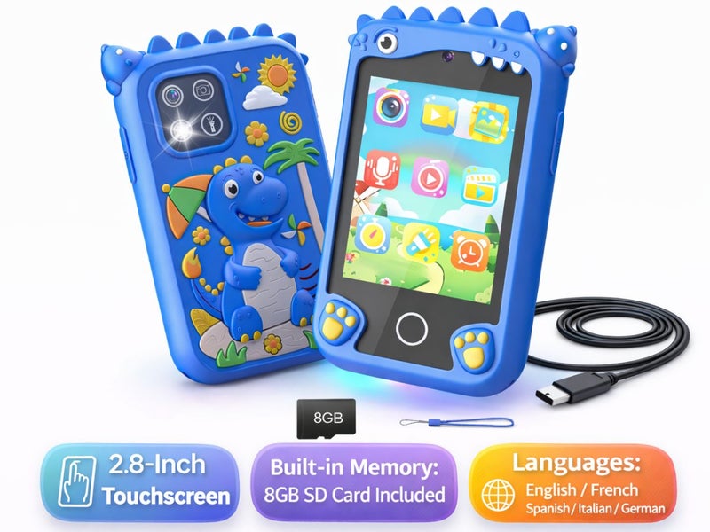 Kids Toy Phone with 8 Fun Learning Functions, Gift! Carousel 1