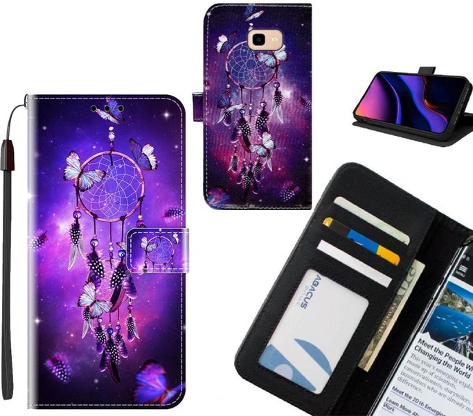 Galaxy J4 Plus case leather wallet case printed ID Carousel 1