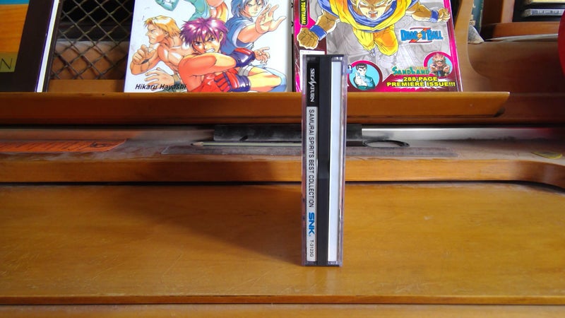 Samurai Spirits Best Collection + 1MB Ram Cartridge Sega Saturn Carousel 6