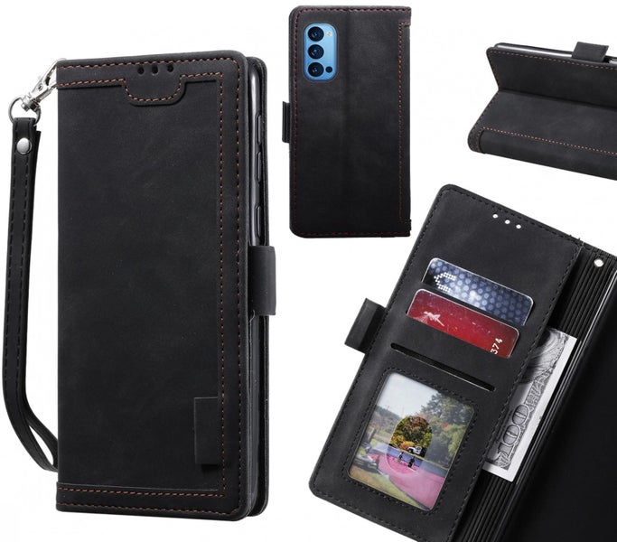 Oppo Reno 4 Pro Case Wallet Denim Leather Case Cover Carousel 1