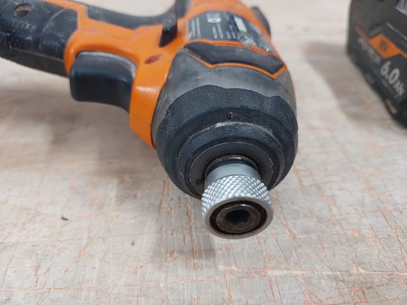 AEG Impact Driver + 6.0ah Force Battery Carousel 8