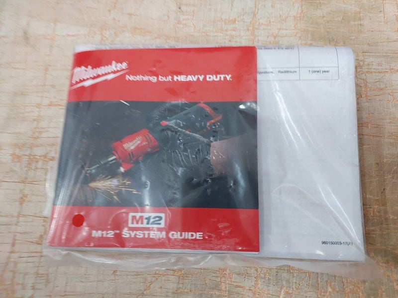 MILWAUKEE M12 Cordless Borescope (M12TBS0C) + M12 4.0Ah Battery + Case + SD CARD Carousel 12