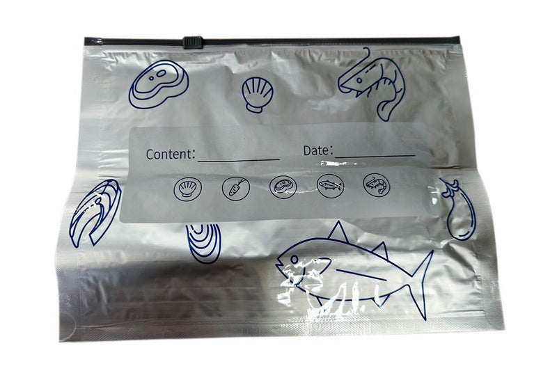 30 Pack Reusable Aluminum Foil Freezer Bags Carousel 6