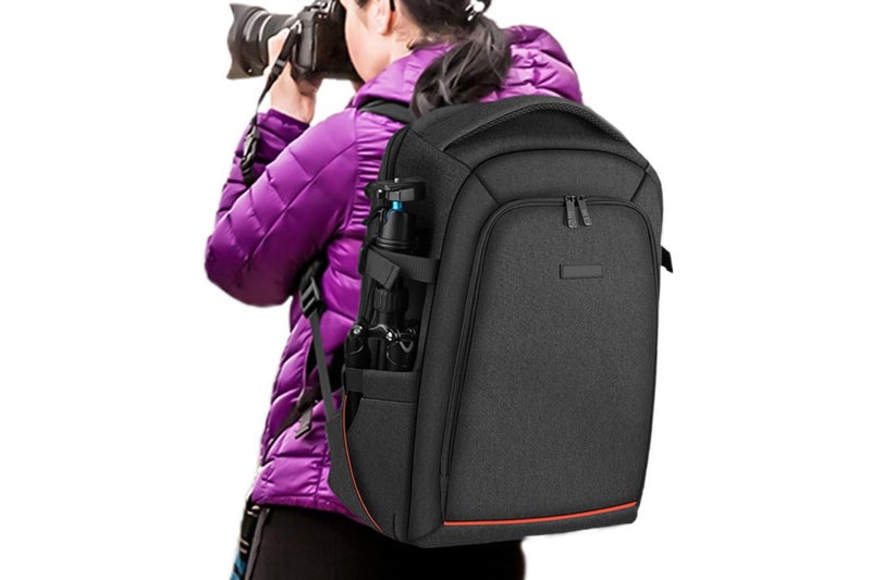 Camera Backpack Waterproof Large Capacity DSLR Bag for Travel Photography Carousel 1