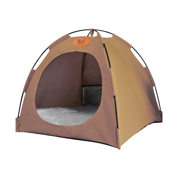 Folding Camping Pet Tent For Cats Puppies Indoor Nest Dog Cave Style House - Cof Carousel 1