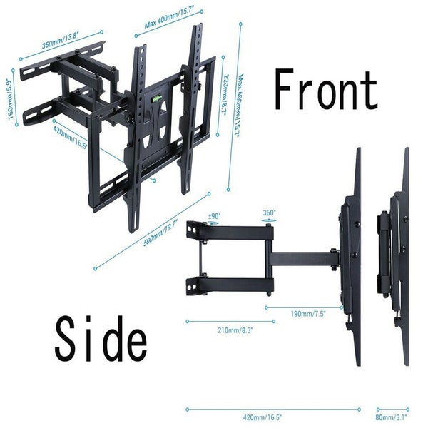 Articulating Tv Wall Mount Bracket 32-56 Corner Rack Holder Carousel 2