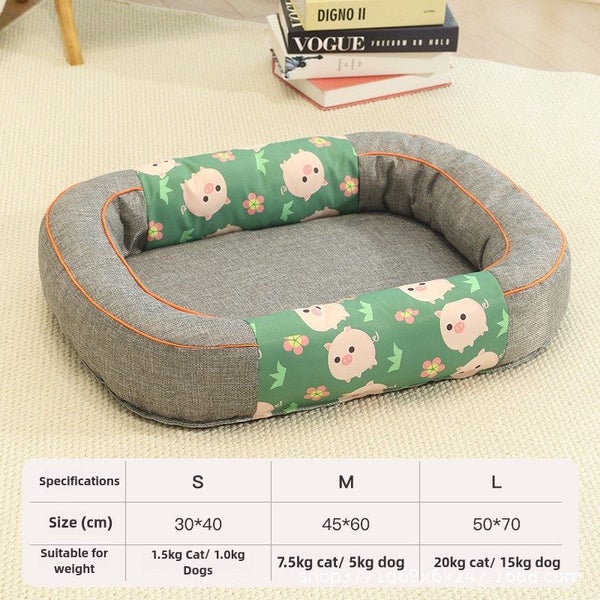 Elosung Size Grey Cozy Pet Bed For Small Dogs And Cats - Durable & Chew-Resistan Carousel 2