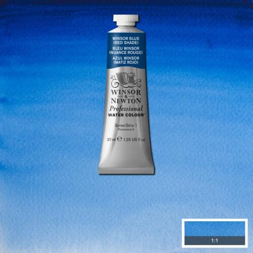 Winsor & Newton Professional Watercolours 37ml WINSOR BLUE (RED SHADE) S1 Carousel 1