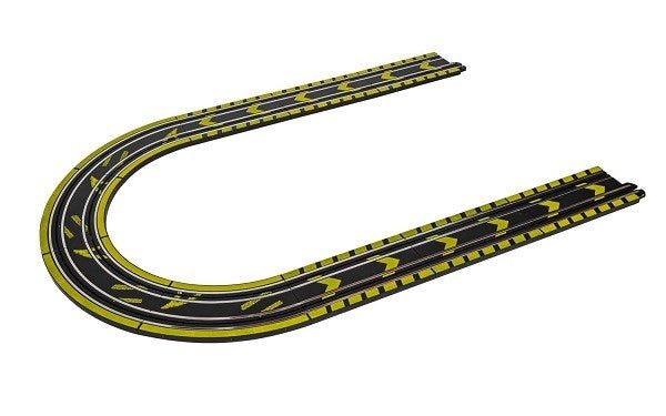 Scalextric G8045 Micro Track Extension Pack: Straights and Curves Carousel 3