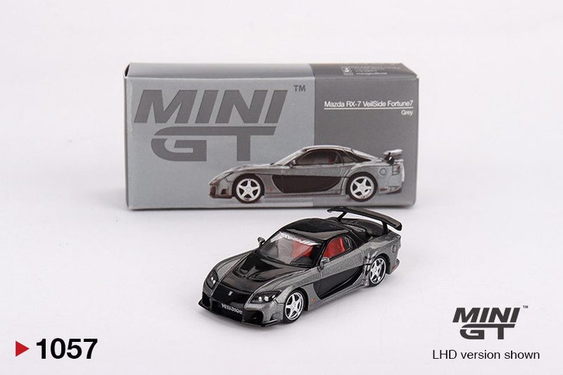 Mini GT Mazda RX-7 VeilSide Fortune Grey Carousel 1