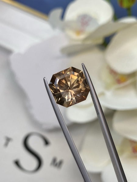 $1RES ~ $2900 Retail * 11.21ct Imperial Whiskey Topaz Carousel 1