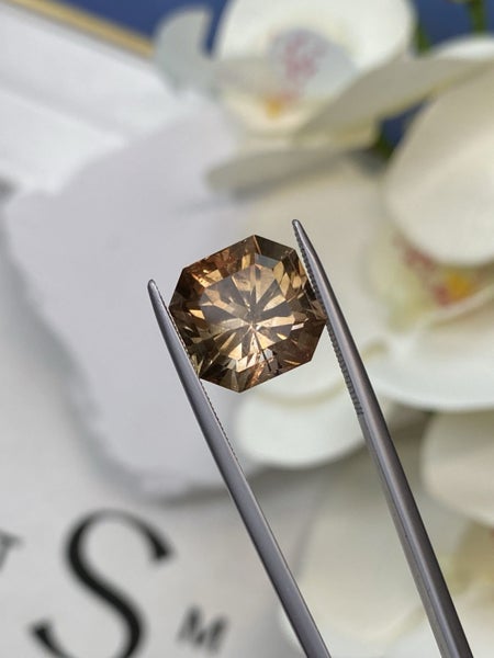 $1RES ~ $2900 Retail * 11.21ct Imperial Whiskey Topaz Carousel 5