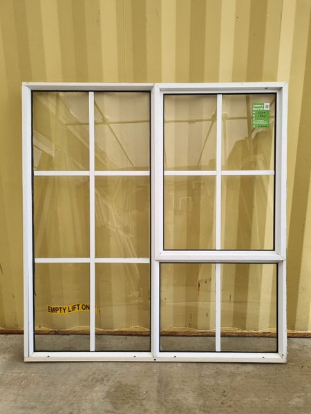 Aluminium Window White 1260 W x 1340 H [#4844] Carousel 1