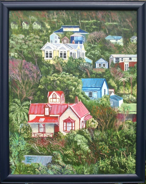 Thorndon Wellington. original NZ art Carousel 2