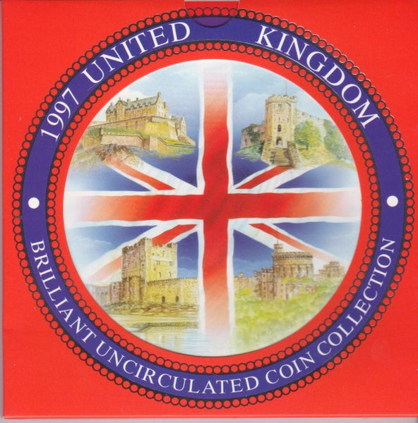 GB - UNC Set - 1997 Bimetal Two Pound - in Folder Carousel 2