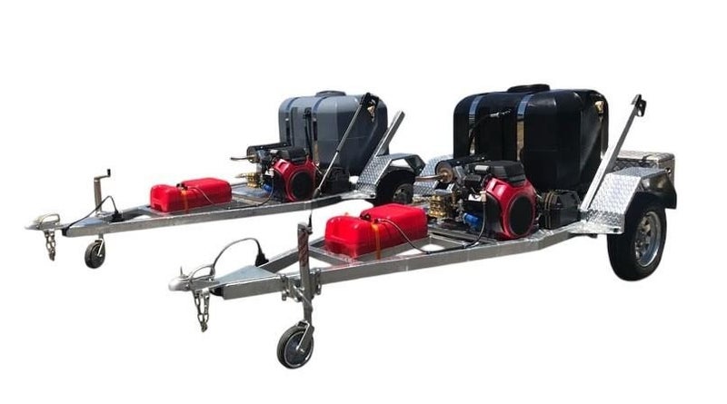 TRAILER MOUNTED WATER BLASTER - 3000 PSI / 30LPM Carousel 1