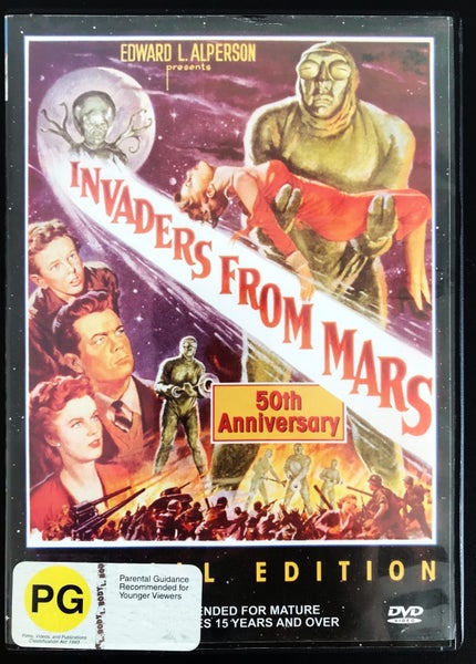 Invaders From Mars. 1953 American Sci-Fi Classic. AS NEW. Carousel 1
