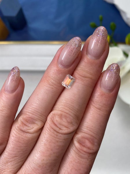 $1RES ~ $1060 Retail * 1.33ct Rainbow Moonstone Madagascar Carousel 2