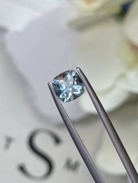 $1RES ~ $1350 Buy Now * 1.36ct Aquamarine Brazil Origin Carousel 1
