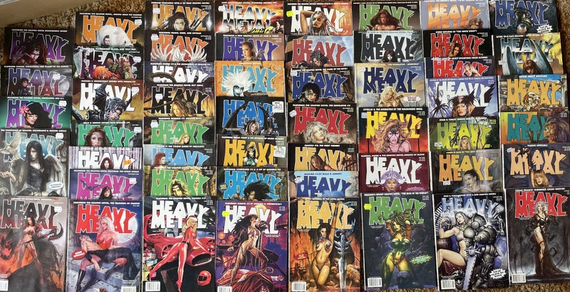Heavy Metal Magazine Collection - over 230 issues! 1977 - 2010 Carousel 1