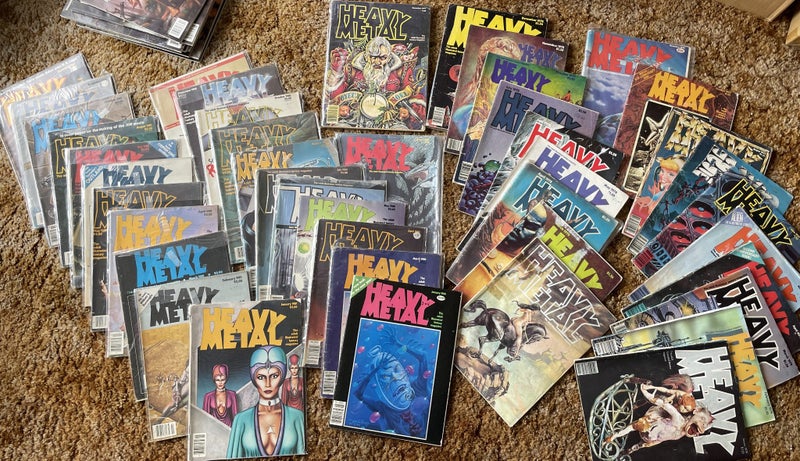 Heavy Metal Magazine Collection - over 230 issues! 1977 - 2010 Carousel 2