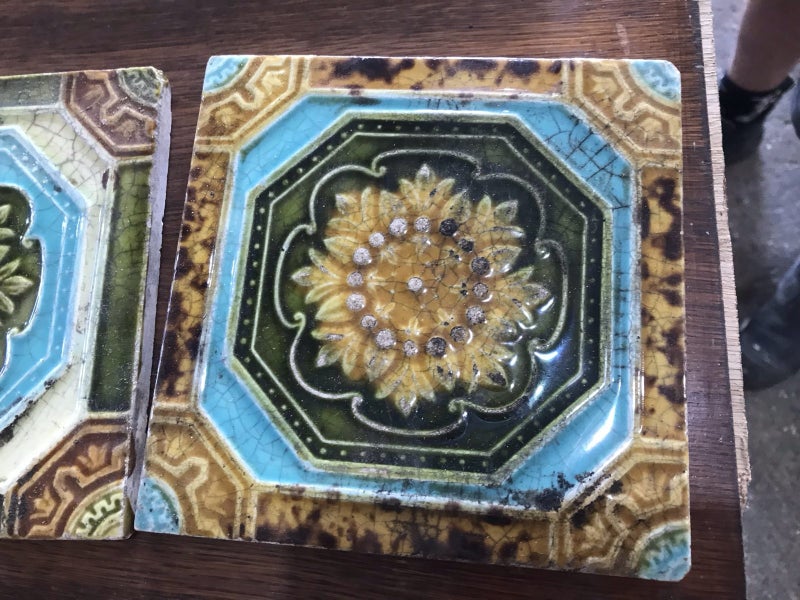 Victorian Tiles - 2 available $45 each - #4828. Carousel 2