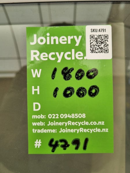 Aluminium Window White 1800 W x 1000 H [#4791 SF] Carousel 5