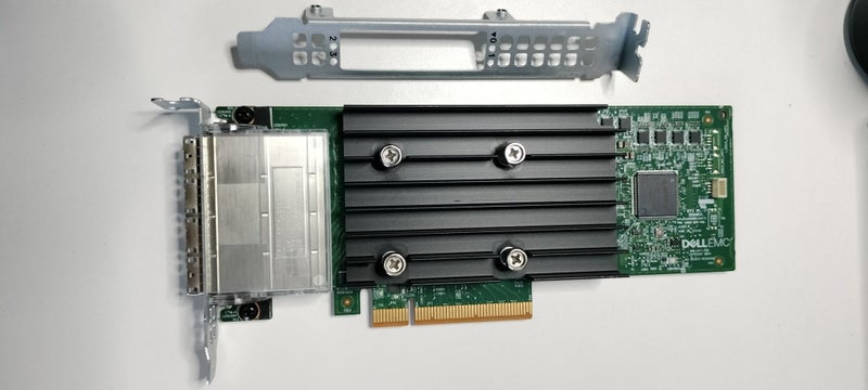 Dell HBA355e SAS Host Bus Adapter Card 12Gbs (H&F Height Brackets Included)4PORT Carousel 1