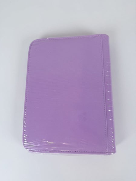 Meotat Zip TCG Standard Binder - 4 Pocket (160 Slot) - Light Purple Carousel 2