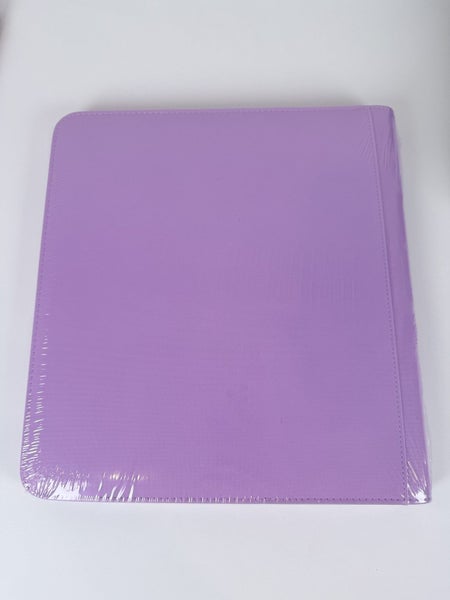 Meotat Zip TCG Standard Binder - 12 Pocket (480 Slot) - Light Purple Carousel 2