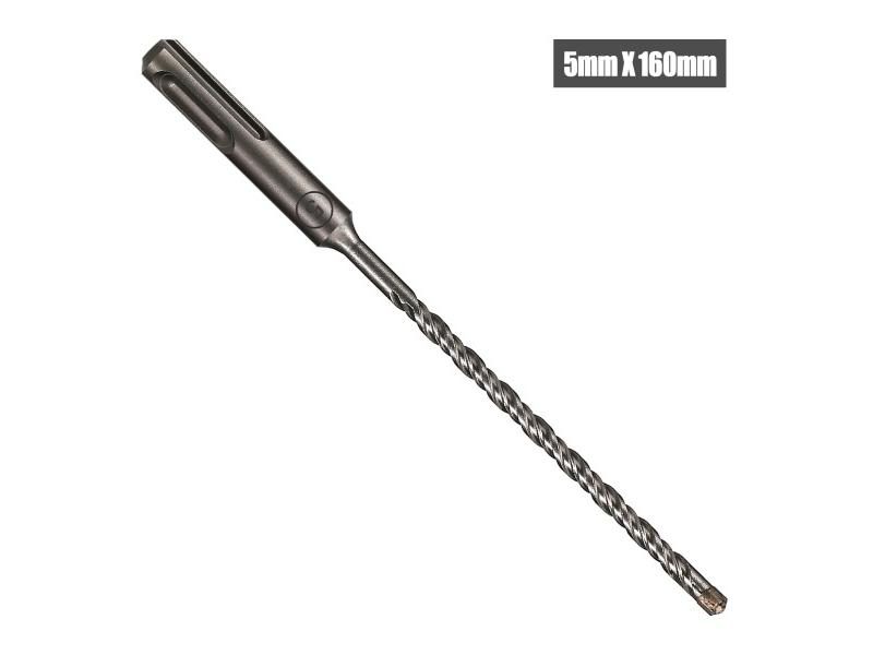 1Pc Concrete SDS Plus 5-16mm Bit Cross Cutter Head Double Auger Hammer 160mm Carousel 1