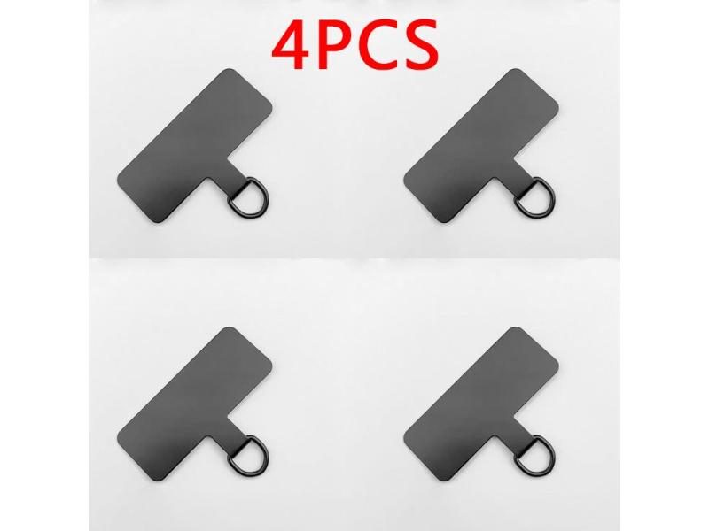 1/3/4pcs Universal Metal Phone Lanyard Gasket Patch Durable Ultra Thin Mobile Carousel 1