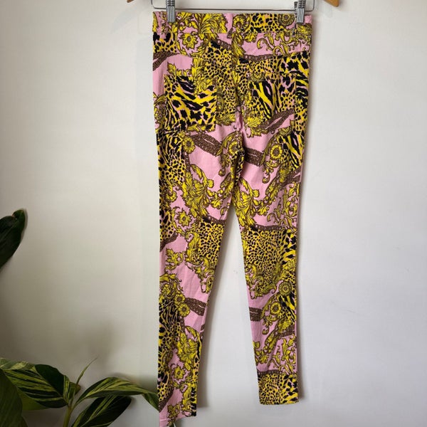 Motel Rocks Size XS Baroque Print Skinny Pants Carousel 1