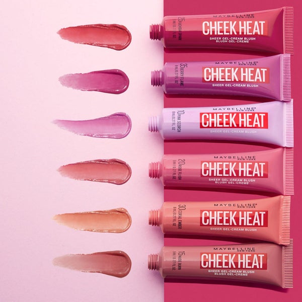 X2 Maybelline Cheek Heat Cream Blush 10 Pink Scorch 8ml Carousel 9